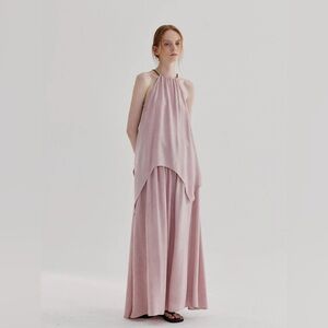 NWT FULL SET Hemi Blurr Velvet Dye Top + Velvet Bloom Maxi Skirt